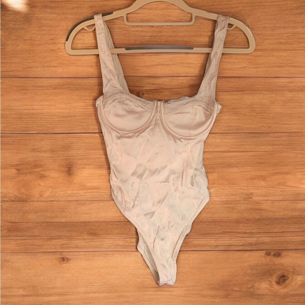 Beige Bodysuit